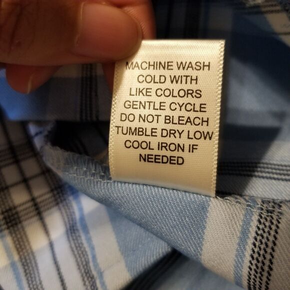 Altar'd State Women's Size M Blue White Check Spaghetti Strap Bodycon Mini Dress - Picture 7 of 7